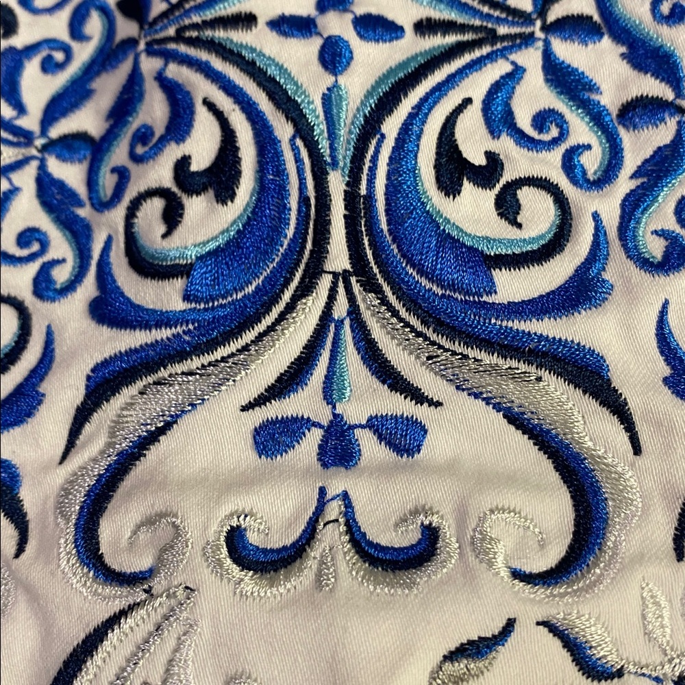 WHBM embroidered bustier top - Picture 3 of 8